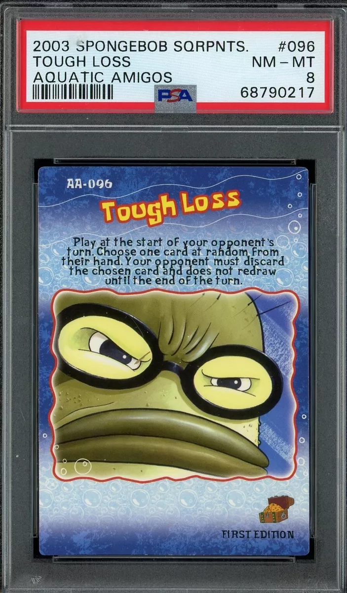 2003 UD Spongebob Squarepants Aquatic Amigos Tough Loss Bubble