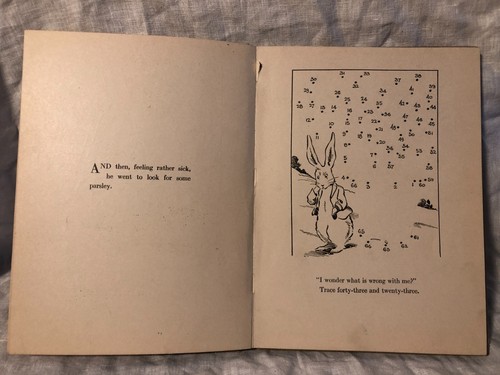 Piffle's Peter Rabbit Dot Drawing Book - 1st/1st 1920 Henry Altemus, in Jacket - Imagen 9 de 15