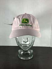 John Deere Tractors Baseball Hat Pink  Green One Size Adjustable Strap NWT