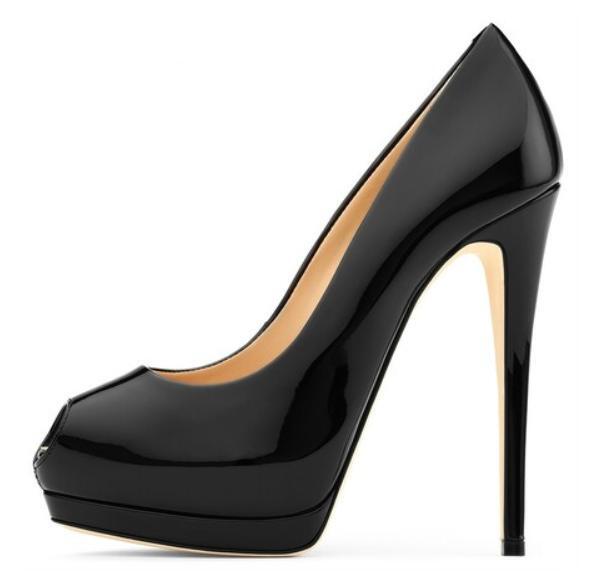 PANTOFOLA D’ORO Scarpe donna plateau punta aperta stiletto scarpe festa sandalo tacco alto moda décolleté