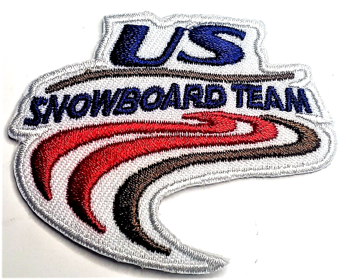 🔥 US Snowboarding Team Olympic Iron-On Embroidered Patch 2X2