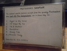 SEALED RARE PROMO Pretenders CASSETTE TAPE sampler Last of the Independents 1994