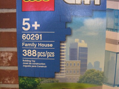 LEGO CITY FAMILY HOUSE 60291 (388 Pieces) ROAD PLATES INCLUDED