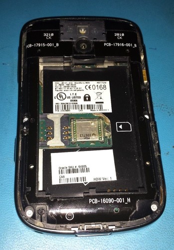 Lot of 4 Blackberry Bold 9000 Black ATT For Parts Read below - Picture 9 of 9