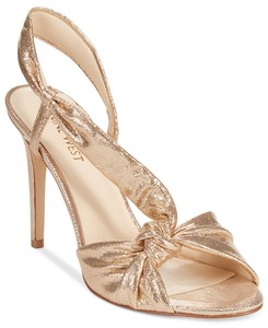 macys gold heels