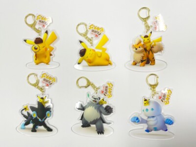 Pokemon Center Detective Pikachu Returns Acrylic Key chain Pikachu