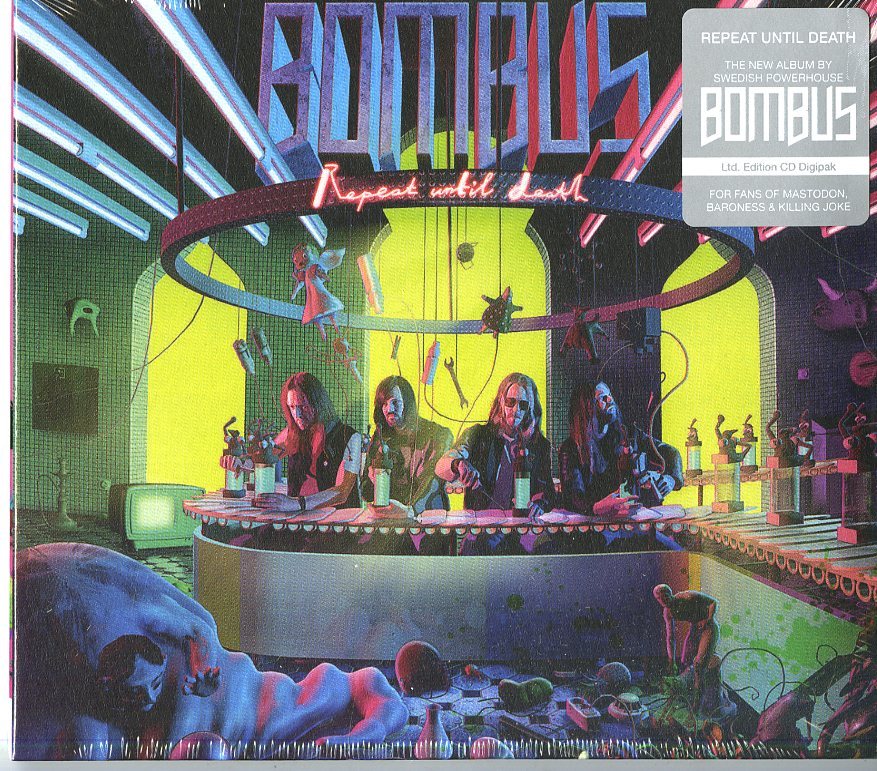 Bombus Repeat Until Death CD Digipack New Sealed !!