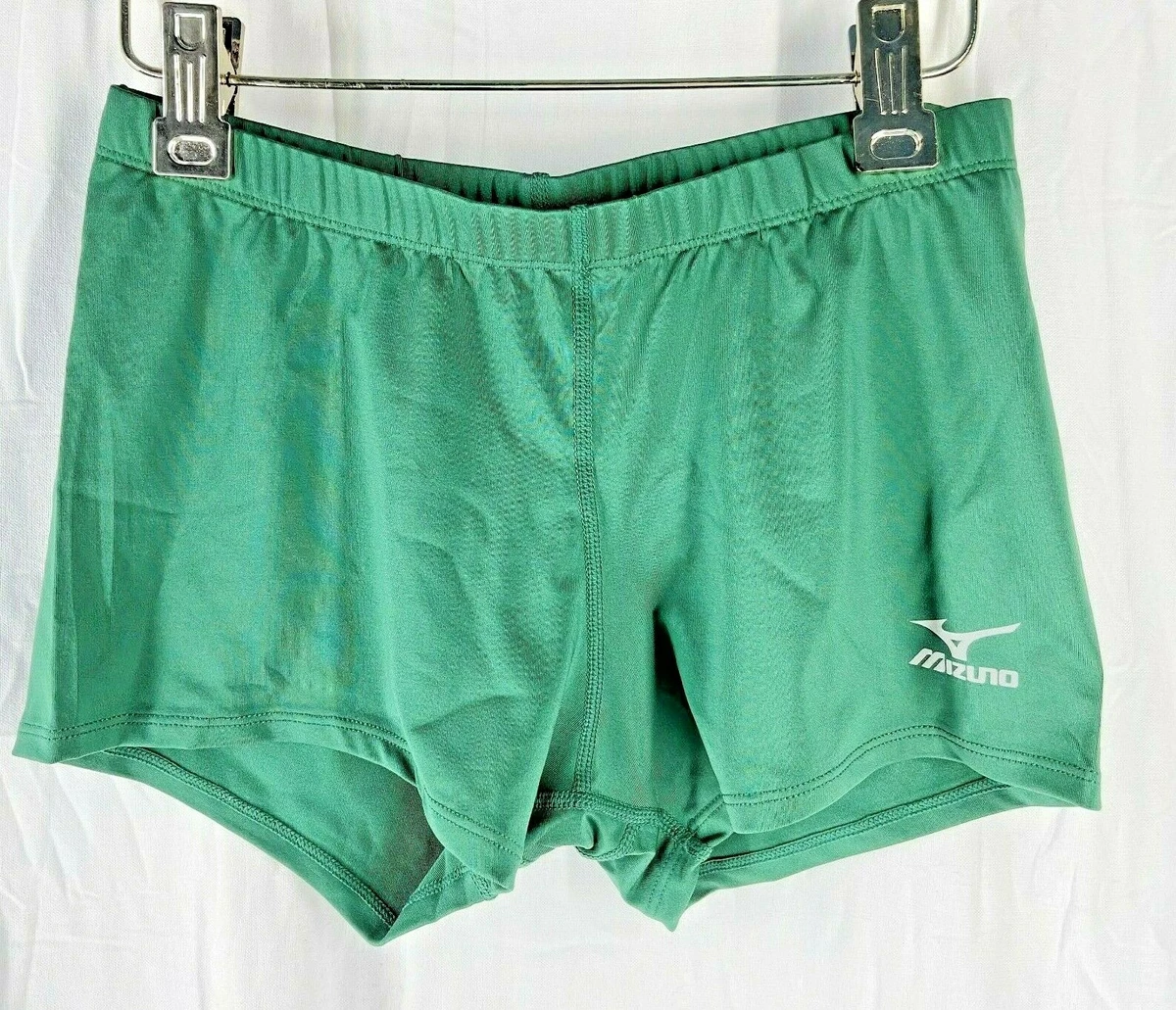 Mizuno Womens Green Core Low Rider Volleyball Shorts Size L, XL