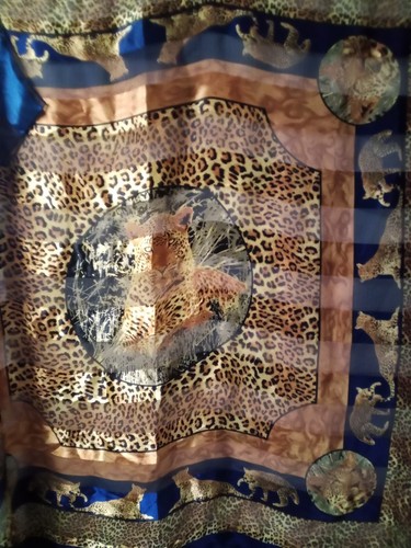 Lepard Print Lot Aerosole Shoes sz8M Handbag Wallet, Belt ML, LG Scarf Silk Feel - Picture 18 of 20