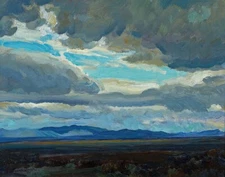 Maynard Dixon Approaching Storm Coast Range California Canvas Print 16 x 20