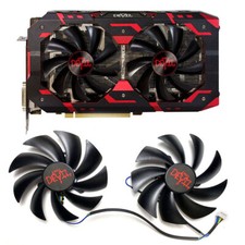 Cooling Fan For PowerColor RX580 590 Red Devil PLD10010B12HH Graphics Card Fan