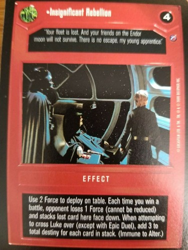 Star Wars CCG Death Star II BASIC SINGLES Select Choose Your Card SWCCG - Picture 63 of 121