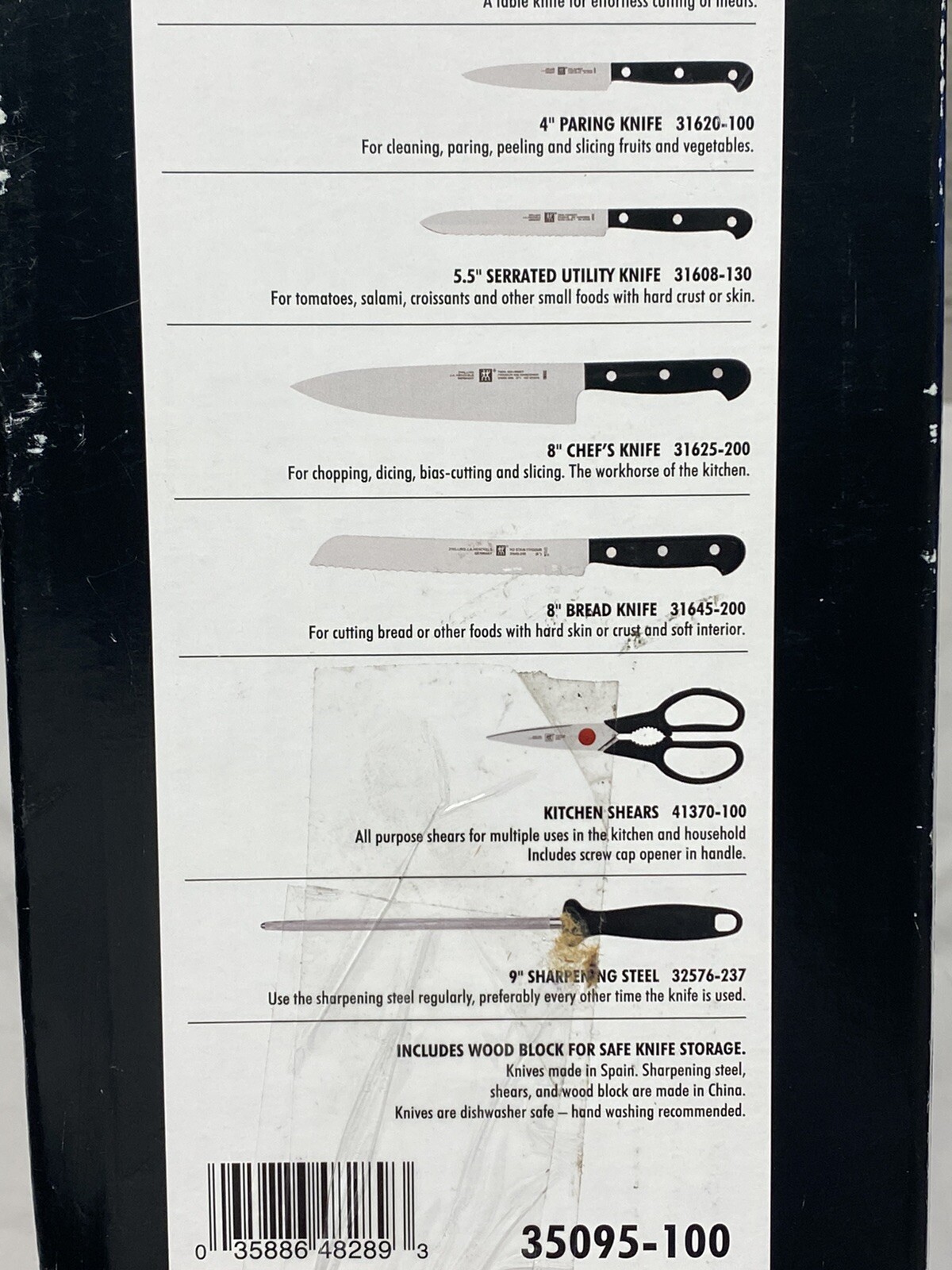 Zwilling J. A. Henckels Twin Gourmet 15 Pc. Knife Set 35095100 New eBay