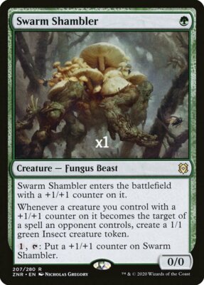 MTG Zendikar Rising ZNR Swarm Shambler MINT