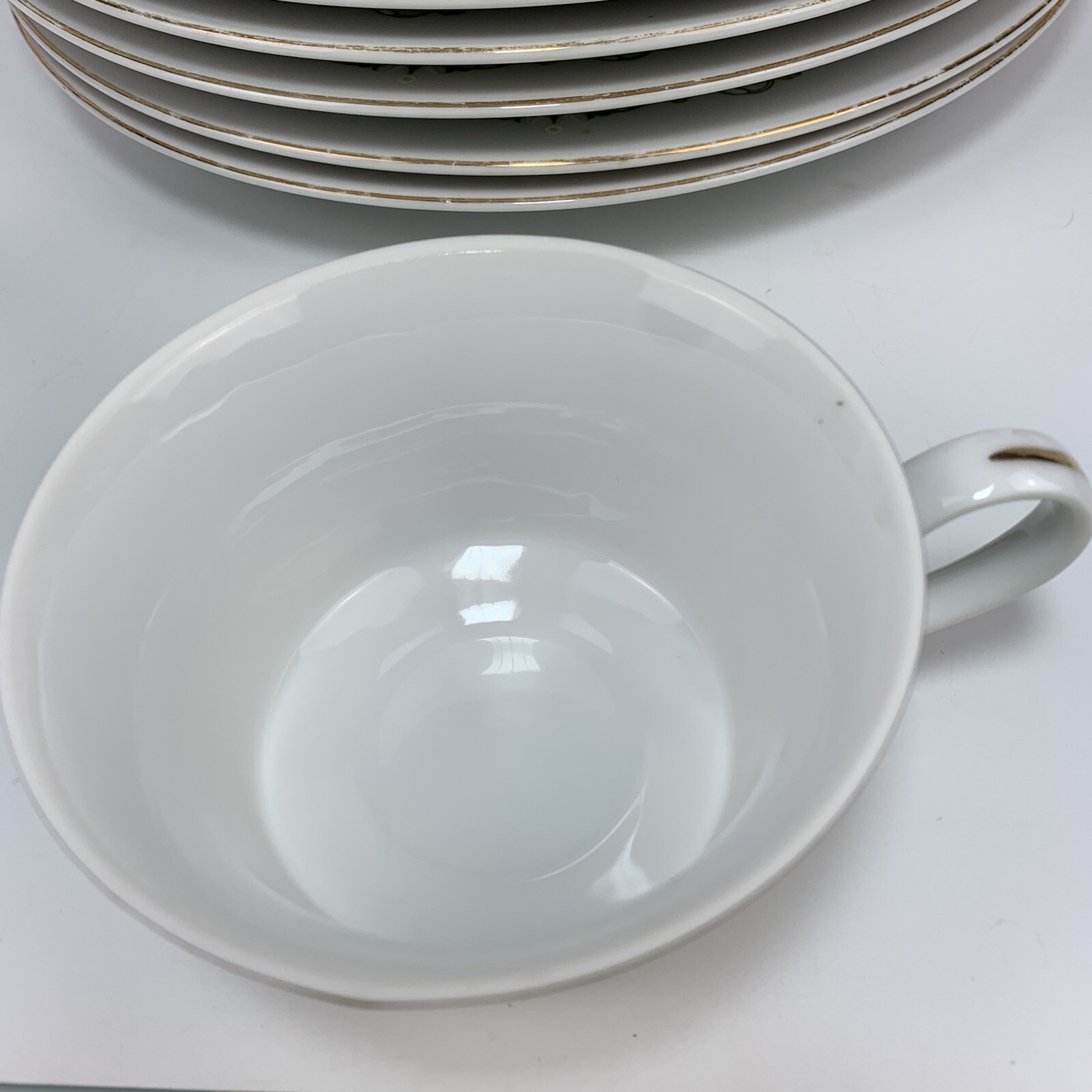 BELL FLOWER Fine China Saucers 2999 Japan (Set Of 15 Pc) 10 Plates And