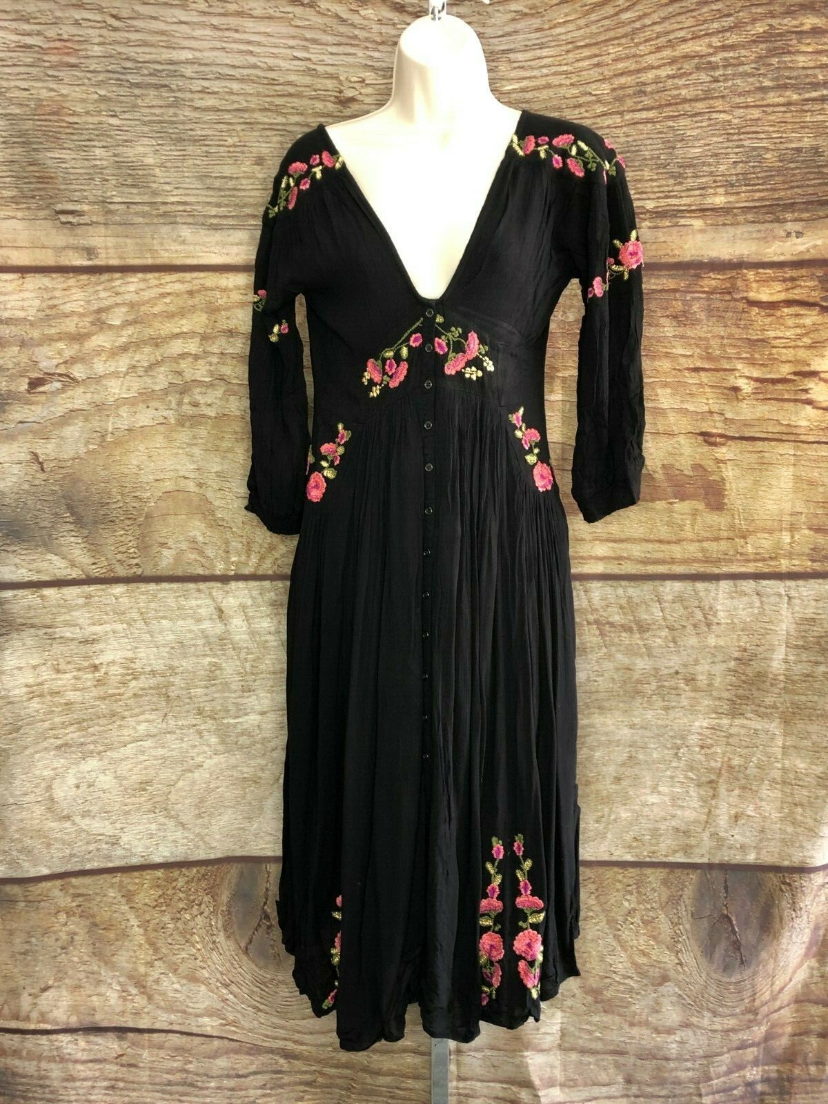 free people day glow midi dress