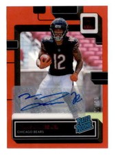 VELUS JONES JR 2022 CLEARLY DONRUSS RATED ROOKIE RED AUTO RC #13/49 BD9709