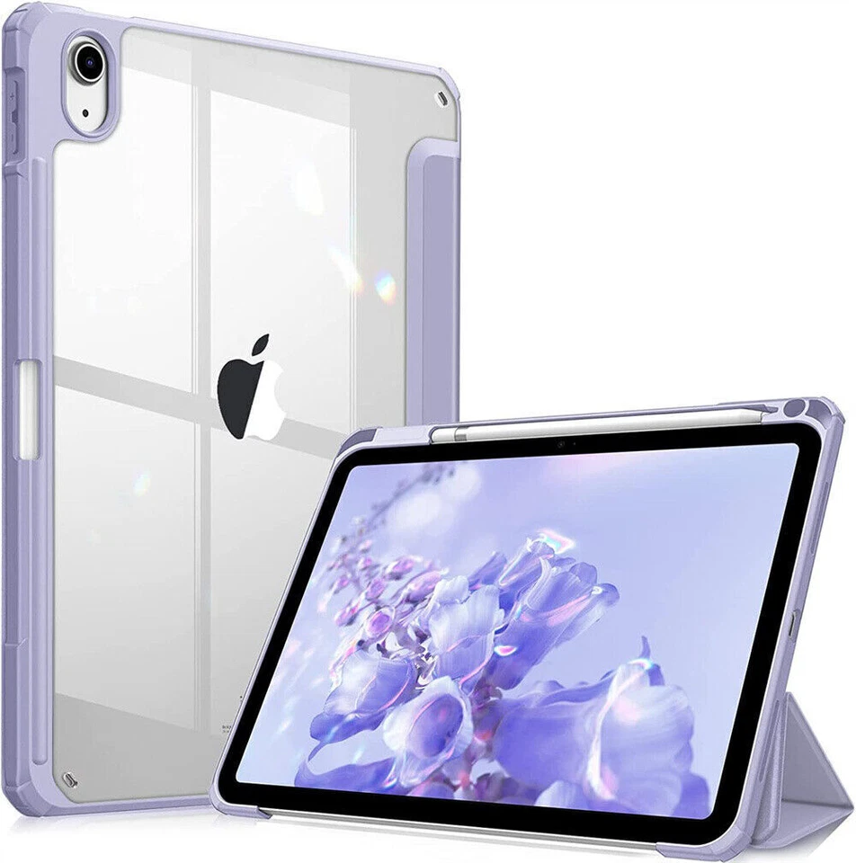 Transparent iPad case with Pencil Holder - Slim Fit - Smart Cover - Image 4 of 4