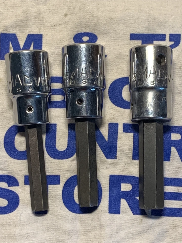 Mac Tools EE. UU. 1/2" Unidad 3 piezas Juego de controladores de brocas hexagonales VH10, VH12, VH14 Foto 2 de 4