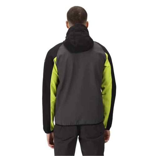 Regatta Arec III Mens Stretch Water Repellent Hooded Softshell Jacket RRP £70 - Picture 5 of 23