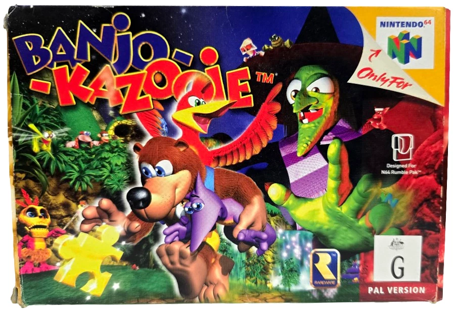 Banjo-Kazooie Nintendo 64 N64 Boxed PAL *Complete* #4 - Image 3 of 4