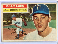 1956 Topps Billy Loes Brooklyn Dodgers #270 ⭐️💥🎯 VG+