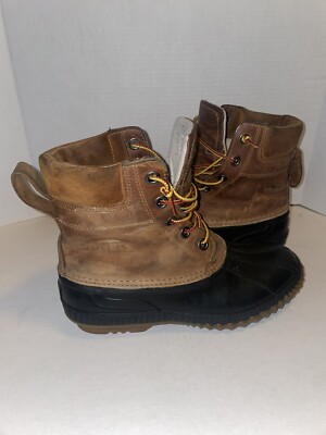 Купить sorel mens cheyenne ii duck boots leather waterproof  display picture 2