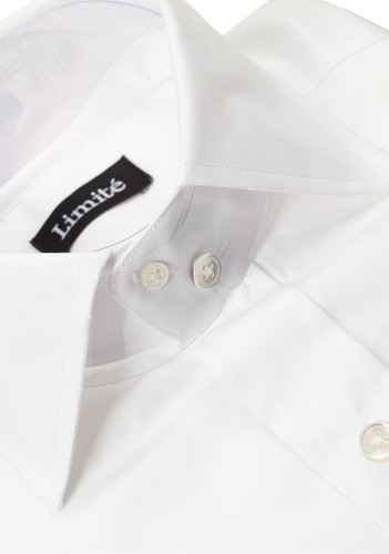Limité Solid White Signature Shirt With French Cuffs Size 40 IT / 15 3/4 U.S.... - Picture 2 of 3
