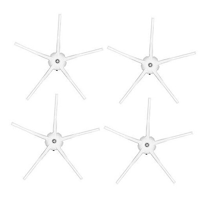 Silicone Side Brushes (4 Pieces) Compatible with Roborock S8 Series, S7MaxV 