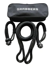 Soft Shackle Tow Kit 2 Soft Shackles 5/8" x 20" w/ 7/8" x 10' Rope 30000lbs 