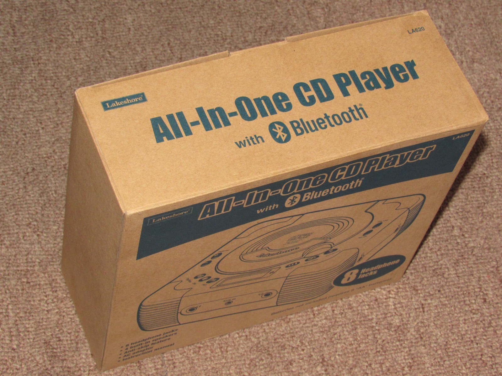 Lakeshore All-In-One CD Player with Bluetooth New and seal