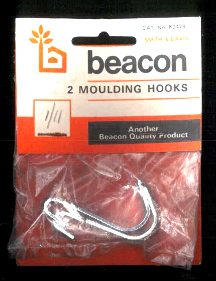 Picture Rail Moulding Hanging Steel Hooks -For Pictures, Frames, Mirrors, Photos