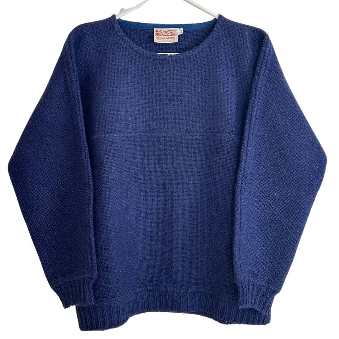 Bogside Weaving Men's Small sweater wool handwoven gorpcore preppy classic outdo