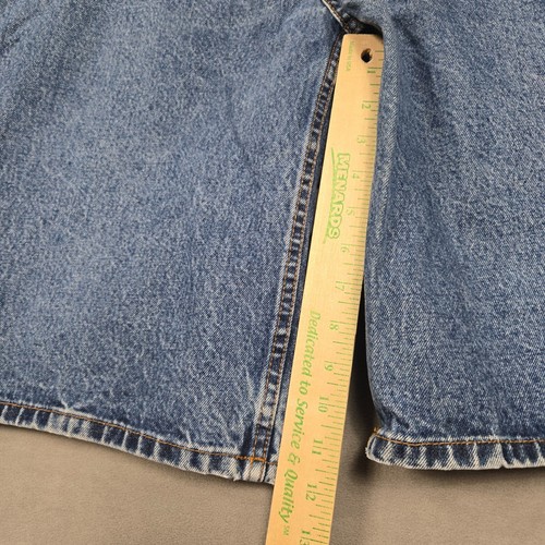 VTG U.S Polo Assn. Baggy Jean Shorts Mens 36 Blue Carpenter Jorts distressed Y2K - Picture 9 of 12