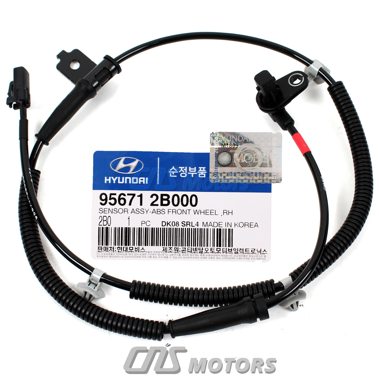 GENUINE ABS Speed Sensor FRONT RIGHT for 07-09 Hyundai Santa Fe 