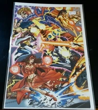 Marvel Action Poster Featuring Avengers RM7-274