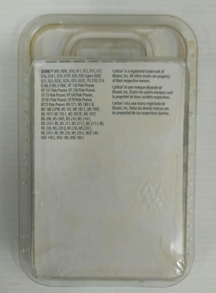 CARLTON N1-50K -14" Chainsaw Blade 3/8"LP Semi-Chisel- .050" Gauge 50DL- (2pack) - Imagem 2 de 3