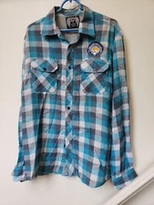 Denver Beer Co Eighty-Eight Men's Extra Large Long Sleeve XL Plaid Shirt