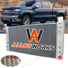 34" 4 Row Aluminum Radiator fits 1999-2014 Chevy Silverado 1500 2500 Tahoe V8