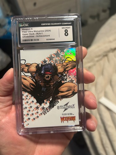fleer ultra wolverine ultrabilities achievement graded cgc