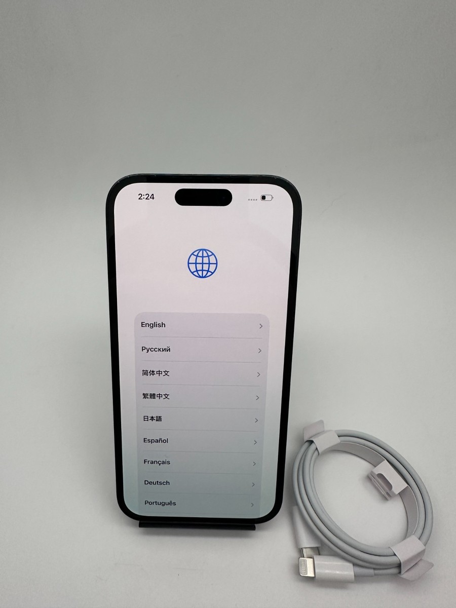 Apple iPhone 14 Pro - 256 GB - Space Black A2890 (Unlocked) FULLY