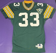Team Issued 1993 Green Bay PACKERS #33 75th Anniversary Signed Starter Jersey 48
