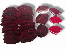 Kippah Yarmulke Lot 27 Burgundy Velvet Vintage Wedding  Personalized Judaica