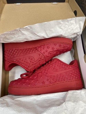 NIKE AIR FORCE 1 LV8 LOW Sz 10  GYM RED  Yeezy Stars Constellation 789104-600