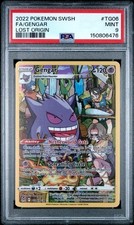 Gengar 2022 Sword & Shield Lost Origin Trainer Gallery TG06 Full Art PSA 9
