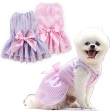 Small Dog Dress Puppy Cat Summer Tutu Skirt Chihuahua Pet Clothes Apparel