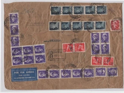 ZNV_201 - Impressive cover to CHILE w. multiple 25 L. Imperiale (Sc.230) & more