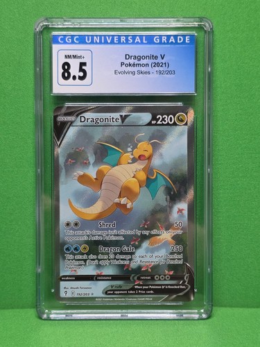 Dragonite V graded CGC 8.5 for sale on eBay