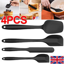 Silicone Spatula Set of 4 Pcs | 315 Heat-Resistant Non Stick Rubber Spatulas UK