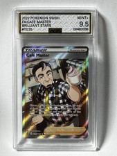 The Pokémon Company Café Master TG25 Brilliant Stars Ultra Rare Holo AGS 9.5
